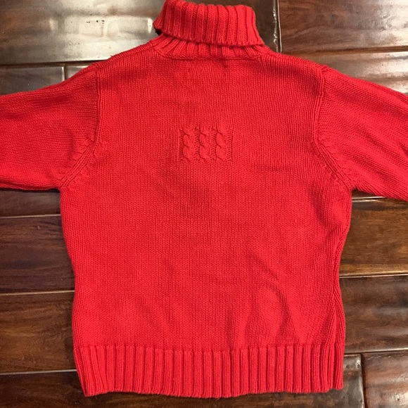 Vintage Marisa Christina Christmas Tree Button Red Sweater Size M 2001 - Picture 8 of 8